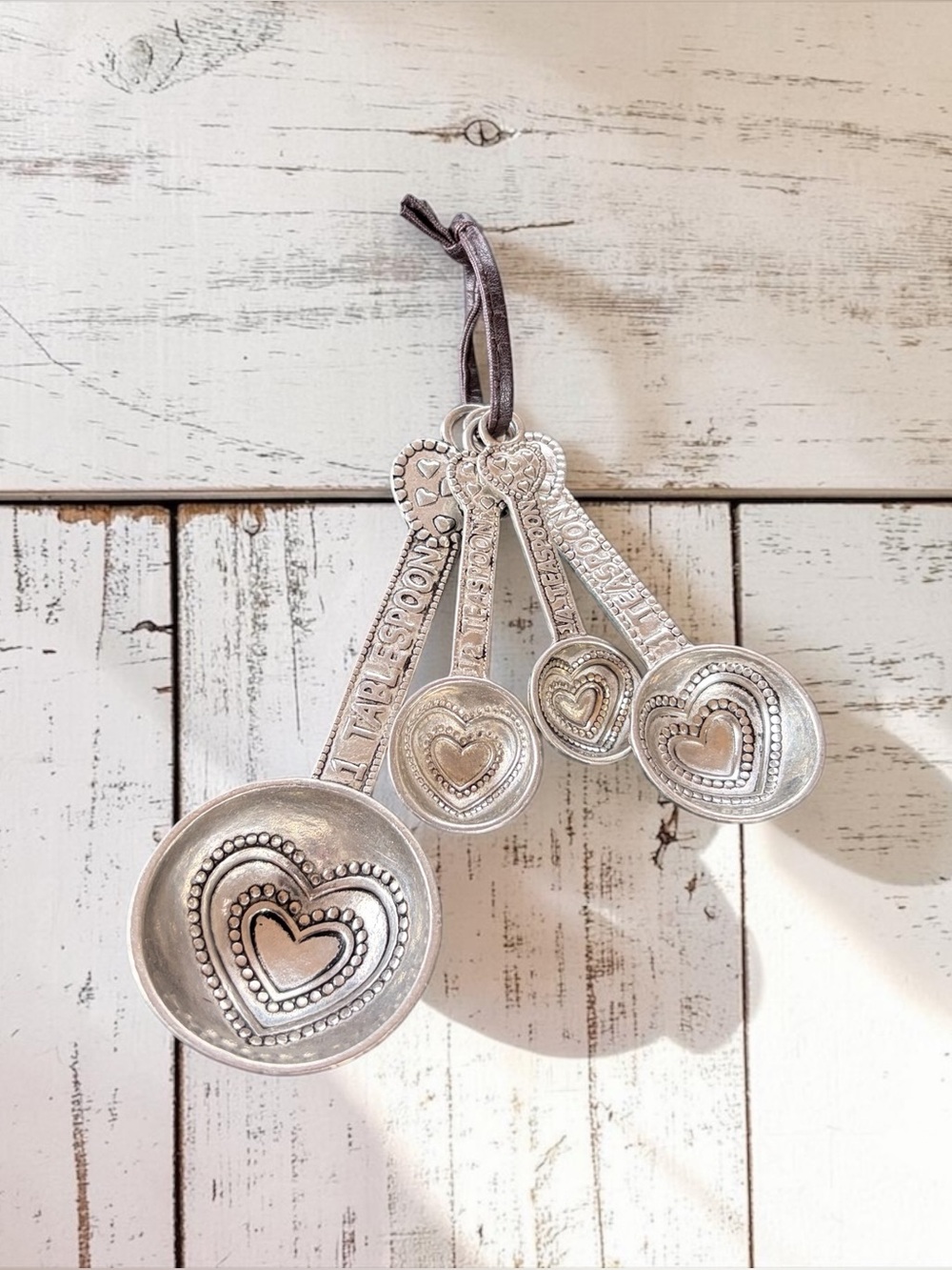 GANZ HEART THEMED 4 PIECE MEASURING SPOON SET